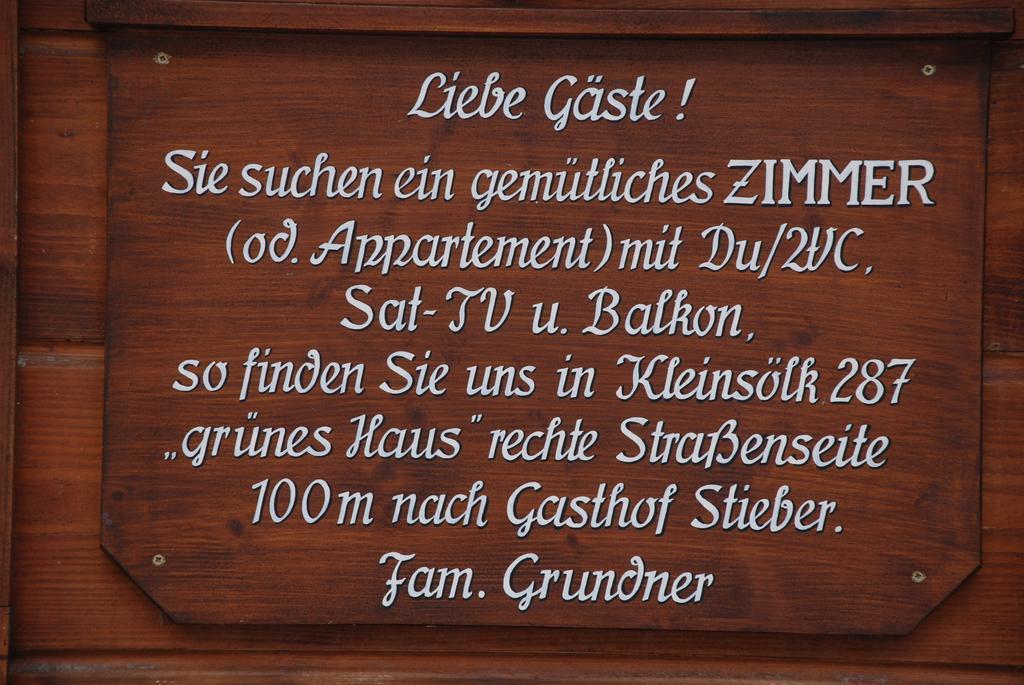 Appartement Grundner Grosssolk Luaran gambar